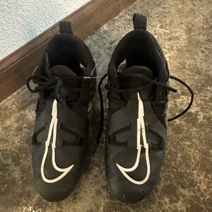 Nike Kids Black Sneakers with White Accents